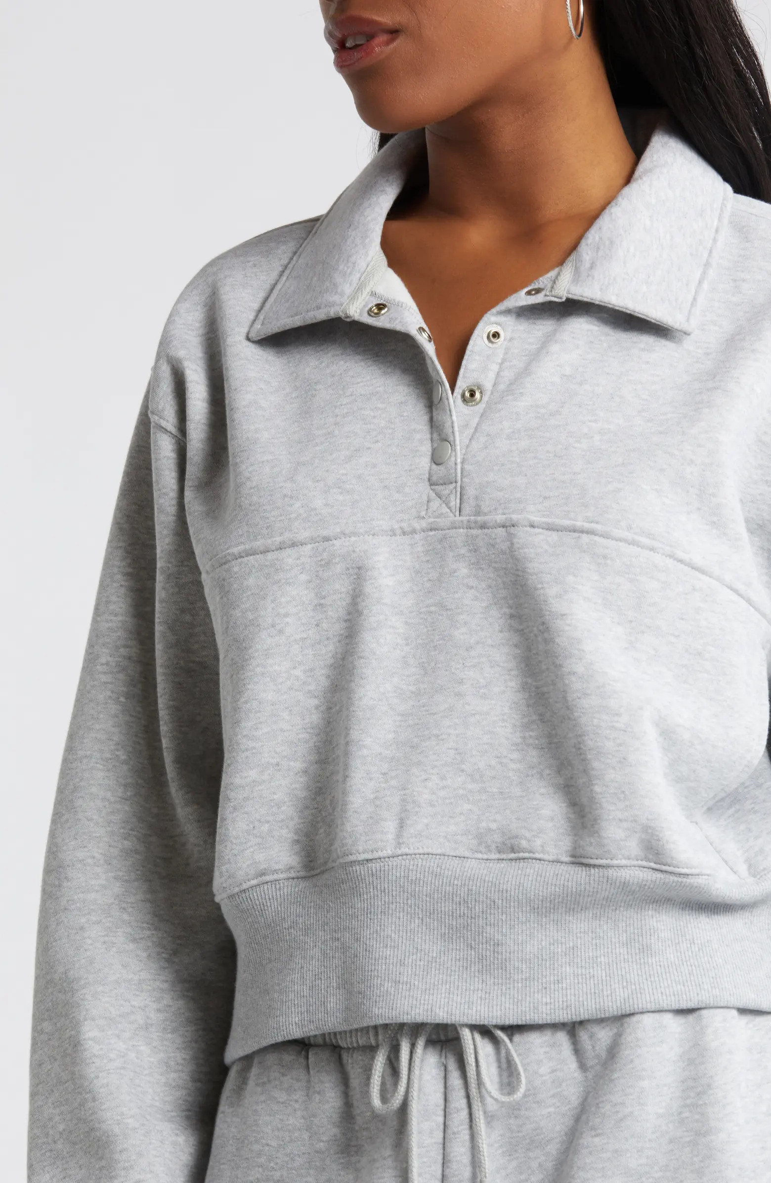 BP. Polo Fleece Sweatshirt | Nordstrom | Nordstrom