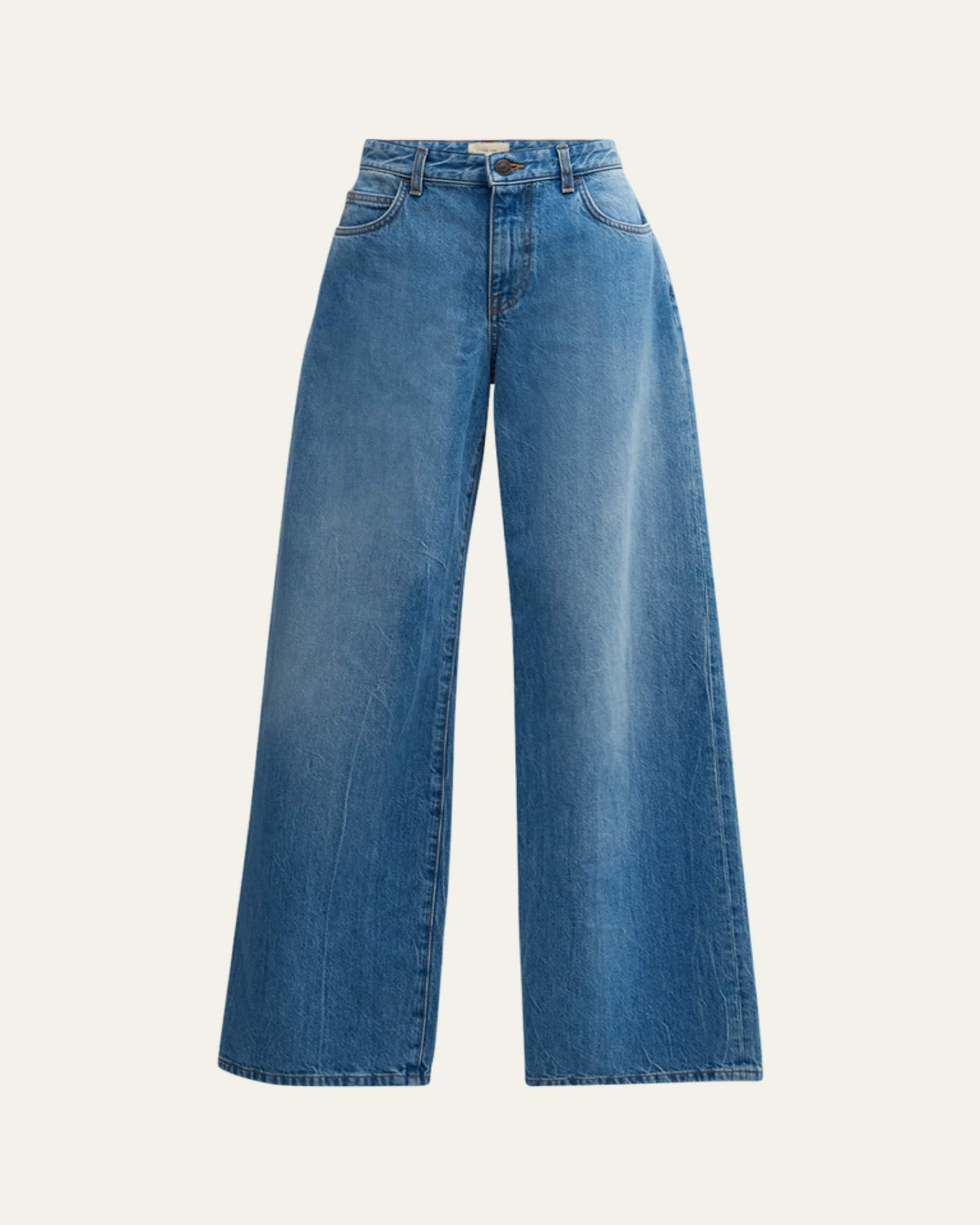 Loewe Anagram Baggy Jeans | Bergdorf Goodman