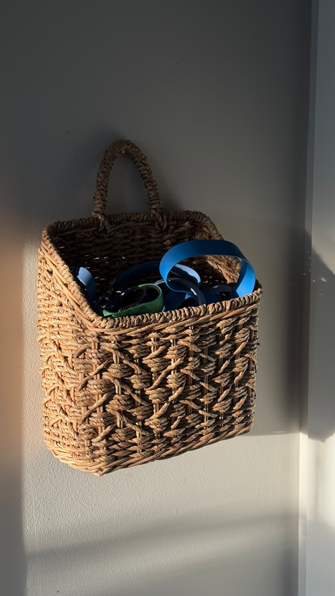 These amazing hanging baskets make clutter a little cuter! I store the pups leashoand treats in here! 

#LTKdayinmylife #LTKHome #LTKmorningroutine