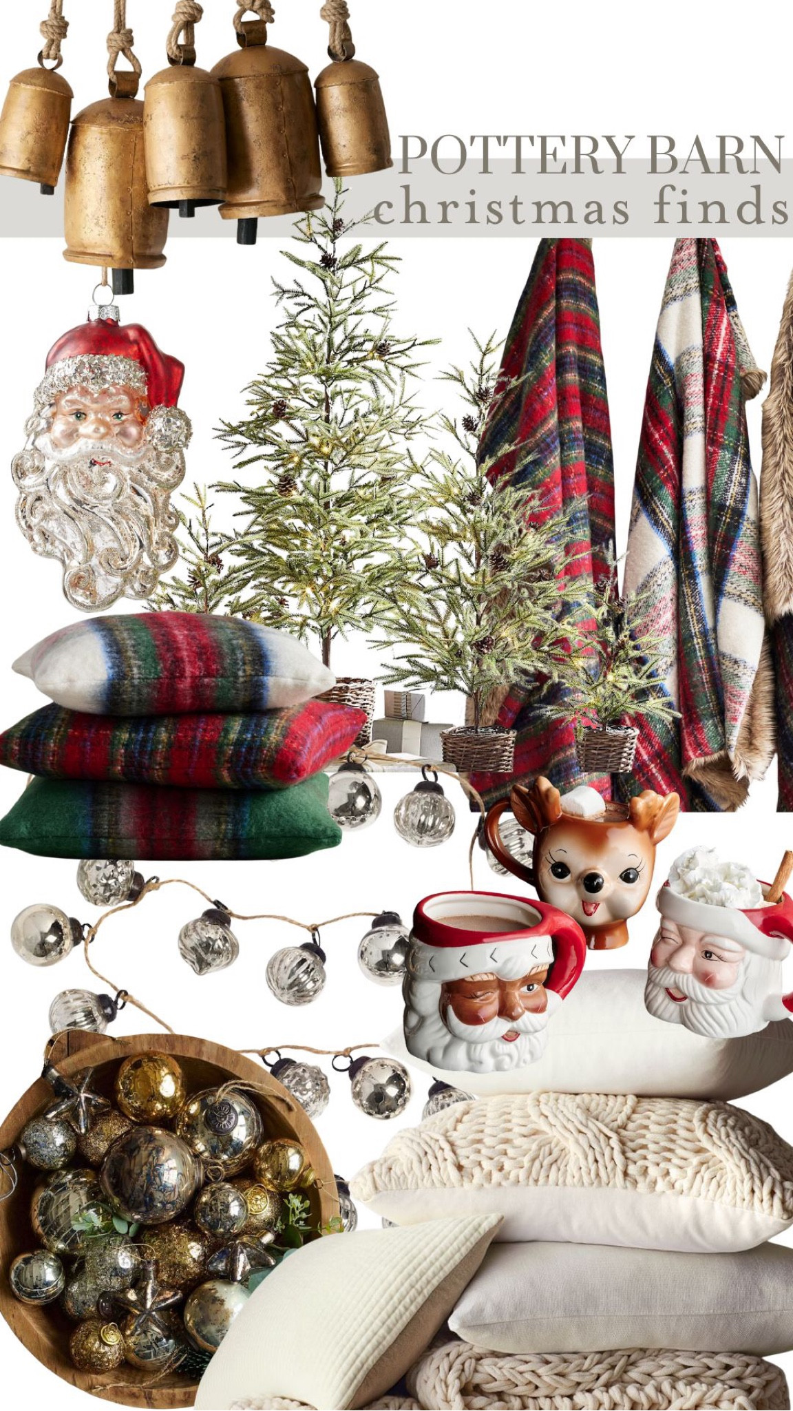 Cozy Christmas finds from pottery barn 

#LTKSeasonal #LTKhome
