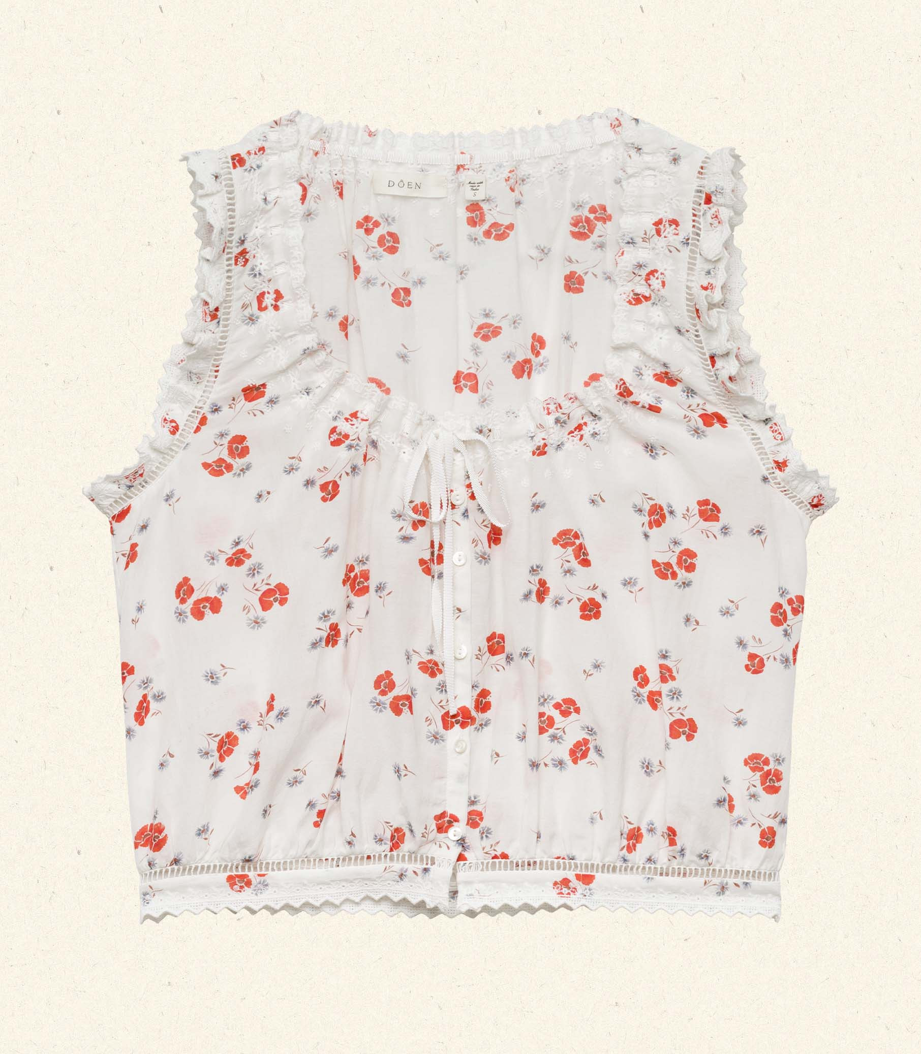 Traveler Top - Poppy Field | DÔEN | DOEN