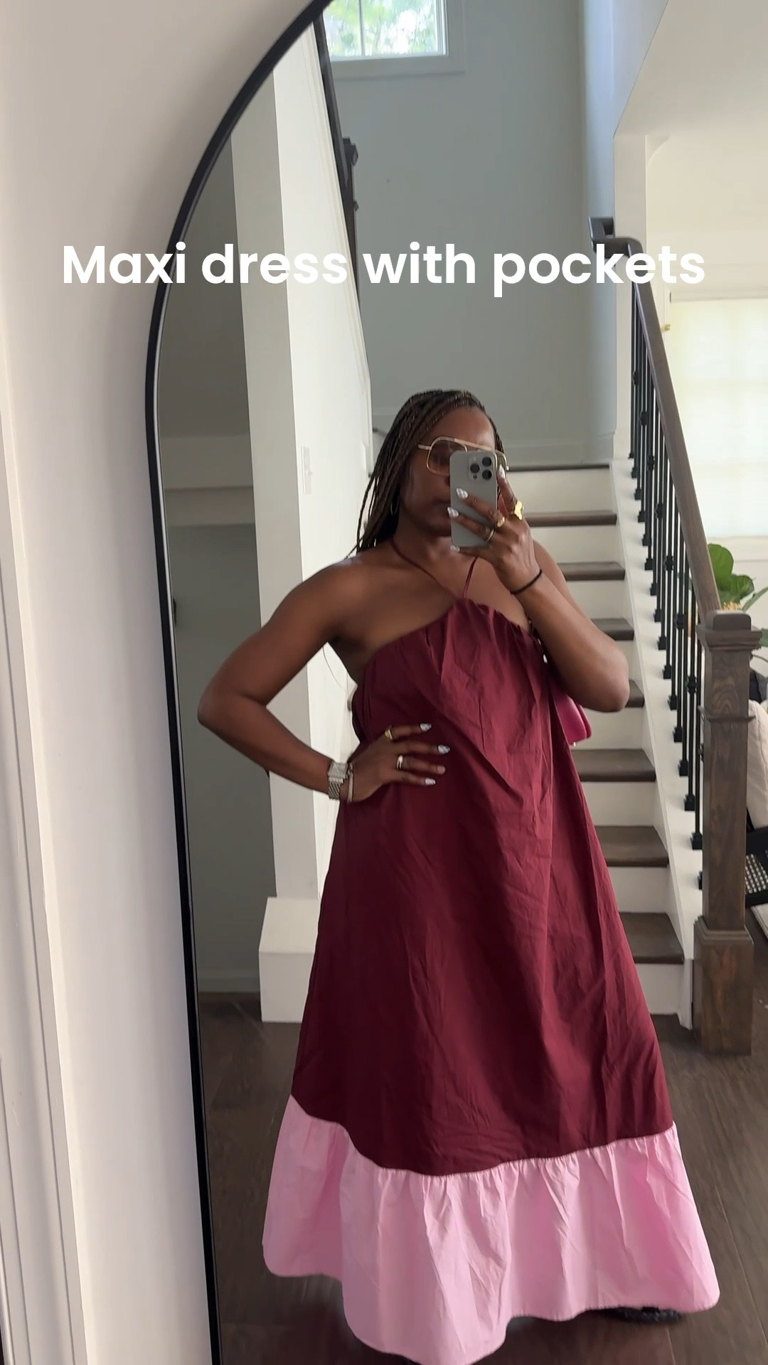 Under $50 color block maxi dress for under $50. Wearing a size small my regular size.

#LTKgrwm #LTKOver40 #LTKTravel