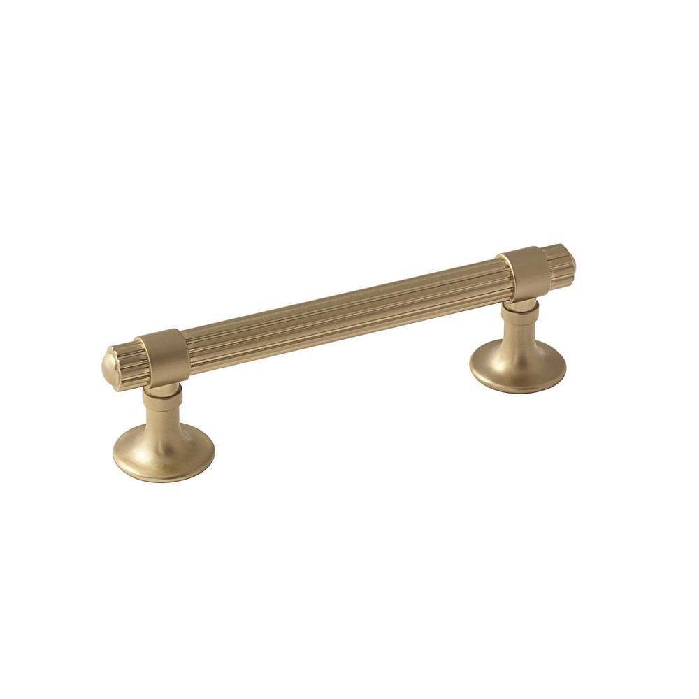 Amerock Sea Grass 3-3/4 in (96 mm) Center-to-Center Golden Champagne Cabinet Drawer Pull-BP36621B... | The Home Depot