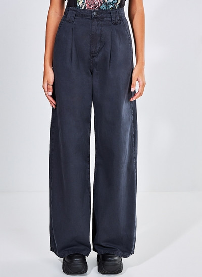 Calça Wide Leg em Sarja | YouCom (BR)