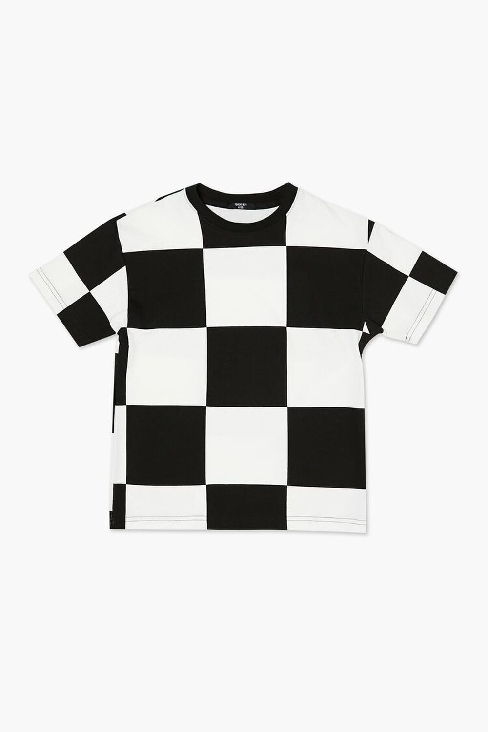 Kids Checkered Crew Tee (Girls + Boys) | Forever 21 (US)