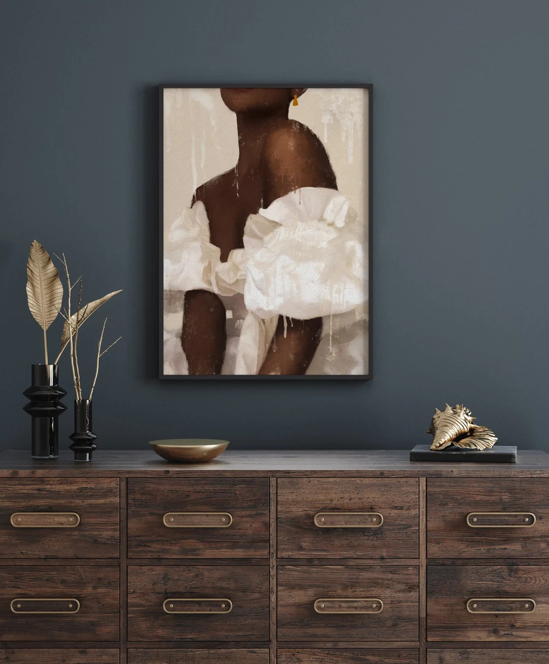 Black Woman Art Physical Print Poster Wall Art Black Art Home Decor frame Not Included - Etsy | Etsy (US)