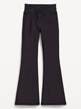 High-Waisted PowerSoft Twist-Front Flare Leggings for Girls | Old Navy (US)