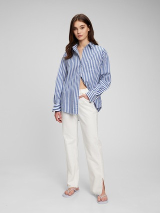 100% Organic Cotton Big Shirt | Gap (US)