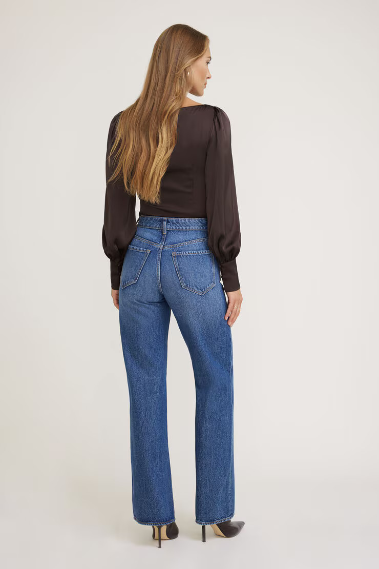 Heidi High Rise Wide Leg Jeans | Dynamite Clothing