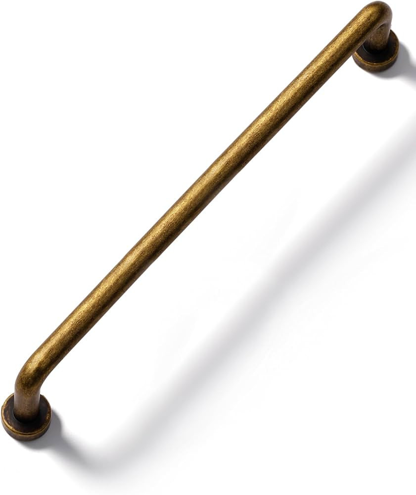 5 Pack Antique Brass Cabinet Bar Pulls 6.3" Hole Center Vintage Retro Drawer Handles Kitchen Cupb... | Amazon (US)