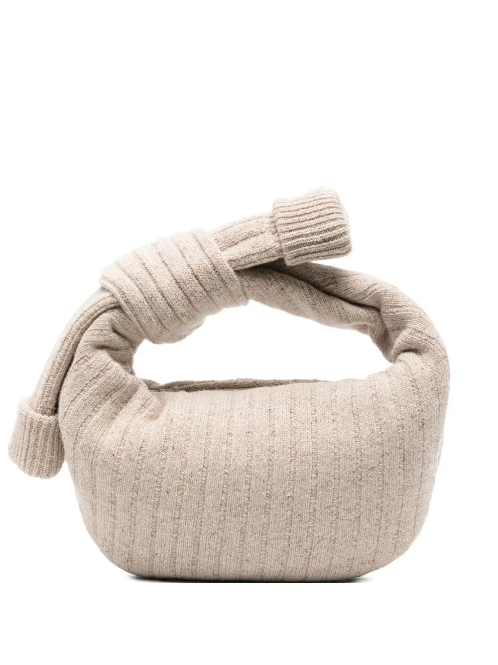 Bottega Veneta Pre-Owned mini Jodie knit-top handle bag - Neutrals | Farfetch Global