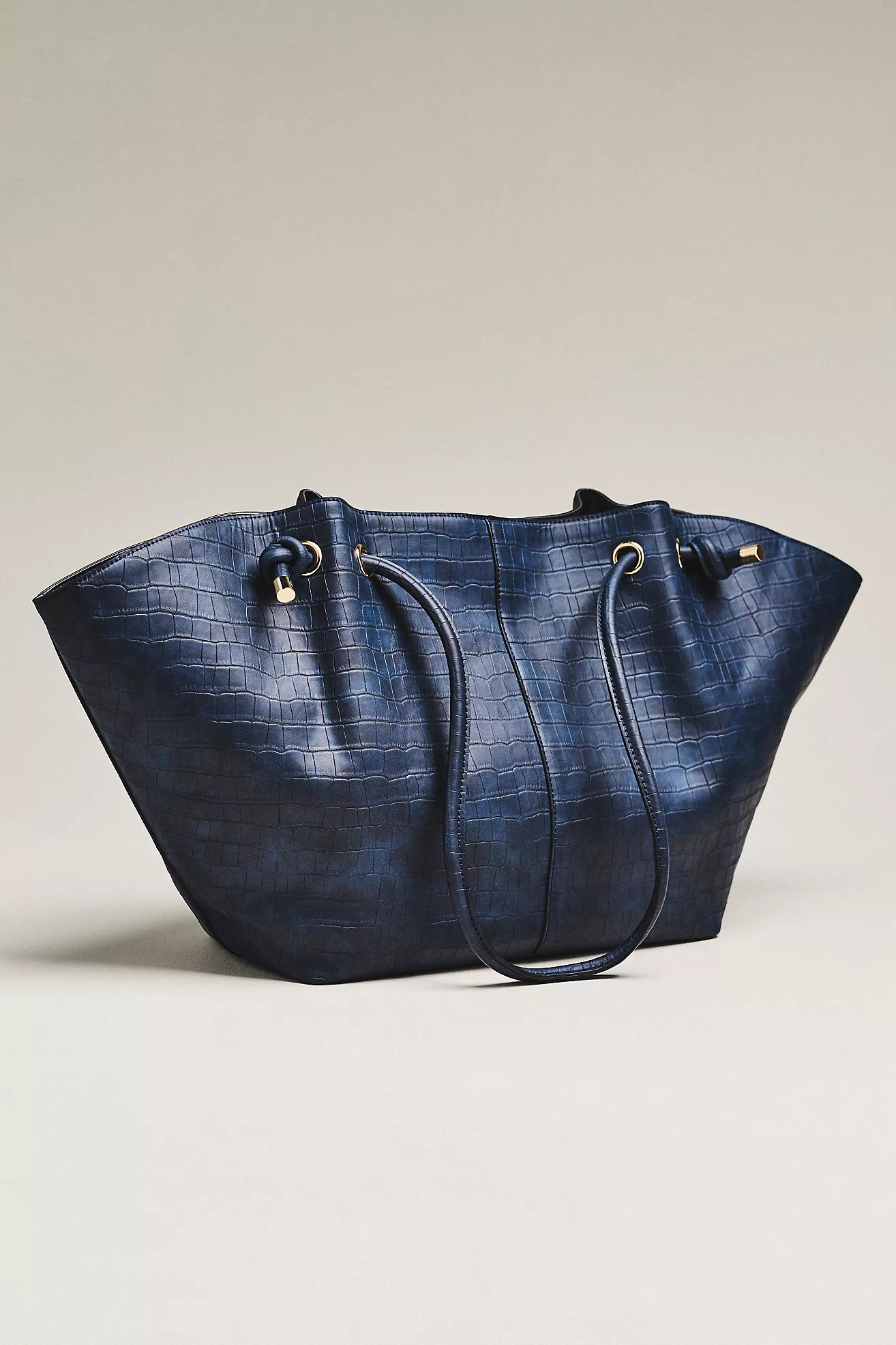 Maeve Embossed Croc Tote Bag | Anthropologie (US)