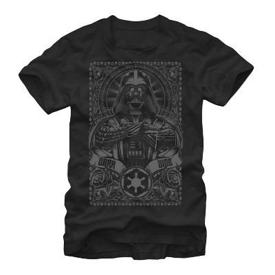 Men's Star Wars Dark Side Darth Vader T-Shirt - Black - Medium | Target