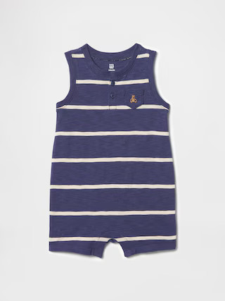 Baby Organic Cotton Shorty One-Piece | Gap (US)