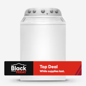 Whirlpool Deep Water Wash High Efficiency Agitator Small ( 3.5-cu ft ) Top-Load Washer ( White ) ... | Lowe's