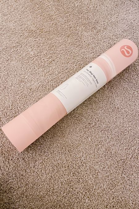 New yoga mat, who dis? Love this blush pink yoga mat from Lululemon! In my yoga girl era 🧘‍♀️ 

Lululemon | yoga mat | fitness | self care 

#LTKGiftGuide #LTKfitness