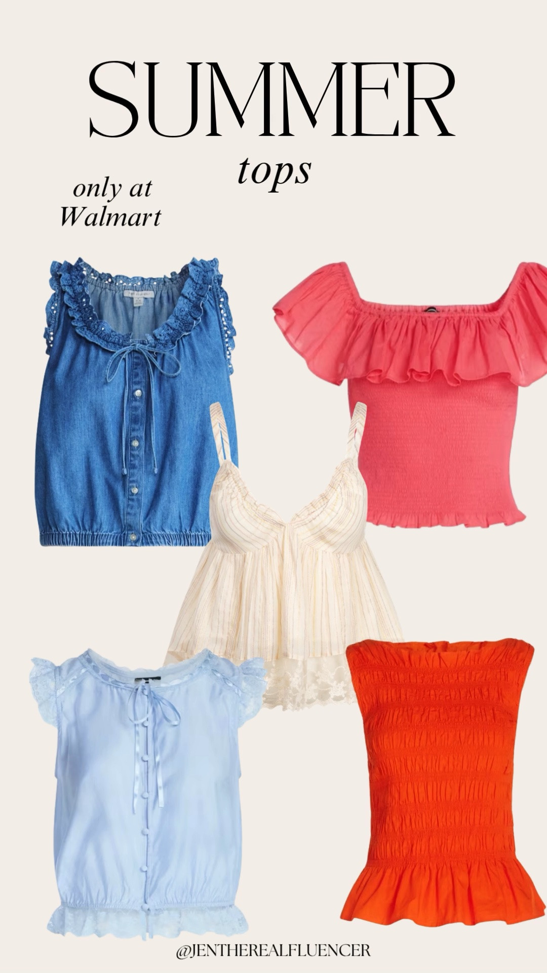 The cutest summer tops and blouses at Walmart!! ☀️

#walmartfashion #walmartsummer #summertop #affordablefashion #ootd #blouse #babydolltop

#LTKootd #LTKSaleAlert #LTKSeasonal