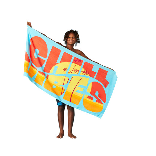 'chill vibes' beach towel 30in x 60in | Five Below