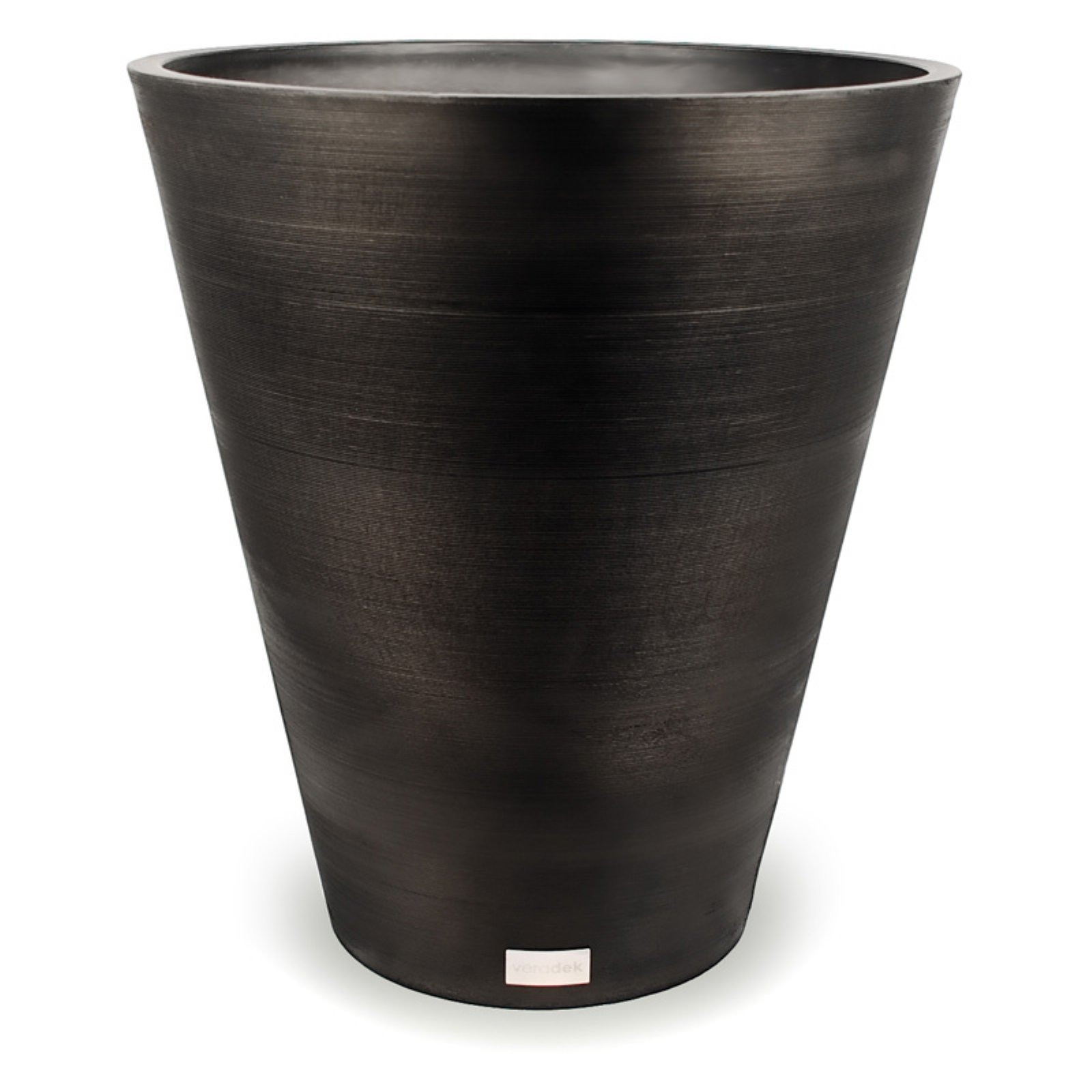 Veradek Kobo Round Planter - Black - 18 in. | Walmart (US)