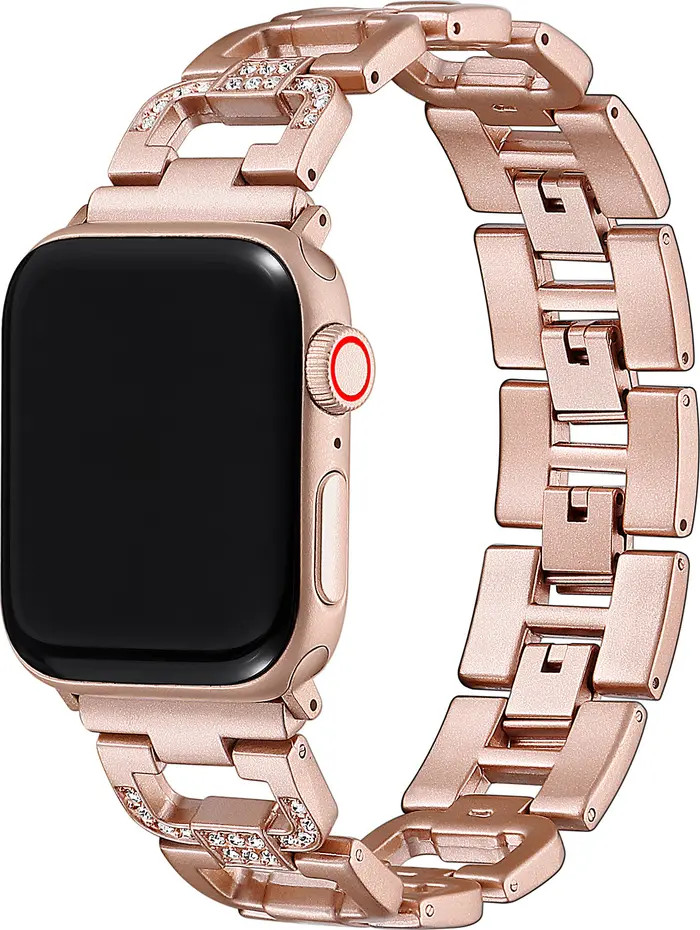 The Posh Tech Tiana Rose Gold IP Apple Watch® Watchband | Nordstromrack | Nordstrom Rack