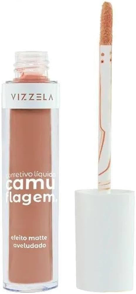 Corretivo Líquido Camuflagem Vizzela Salmão 5g | Amazon (BR)
