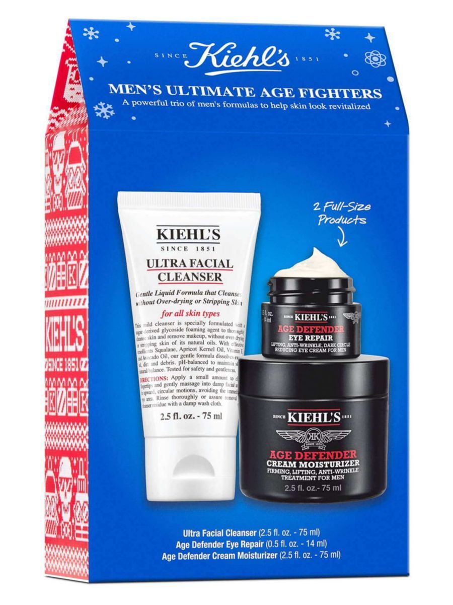 Kiehl's Since 1851 Men's Ultimate Age Fighters 3-Piece Skin Care Set | Saks Fifth Avenue