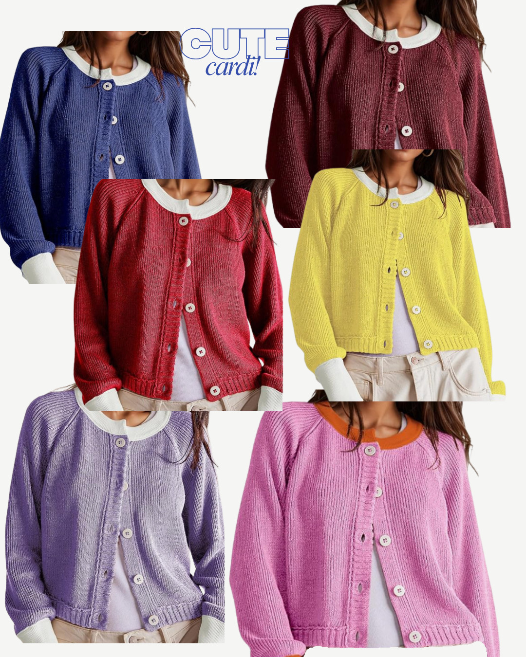 A cute and colrful cardi for the season is a must! Love the pink wirth orange trim. 

 #LTKGiftGuide #LTKHoliday #LTKootd