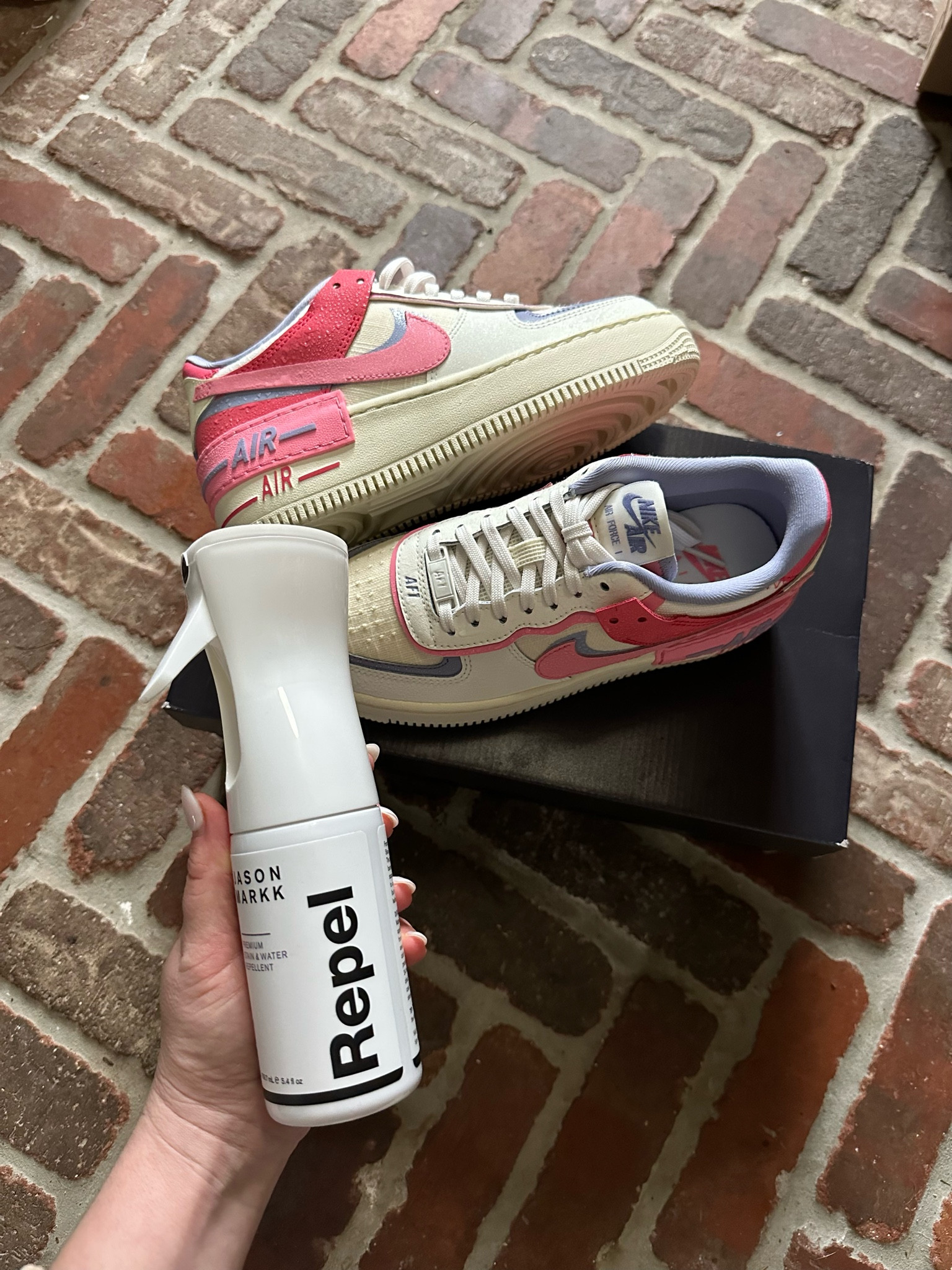 this show repellent spray is a must-have. works on suede, cotton, canvas, leather, nylon - colorless, odorless, sprays in a fine mist without aerosol 

#LTKfindsunder50 #LTKhome #LTKshoecrush