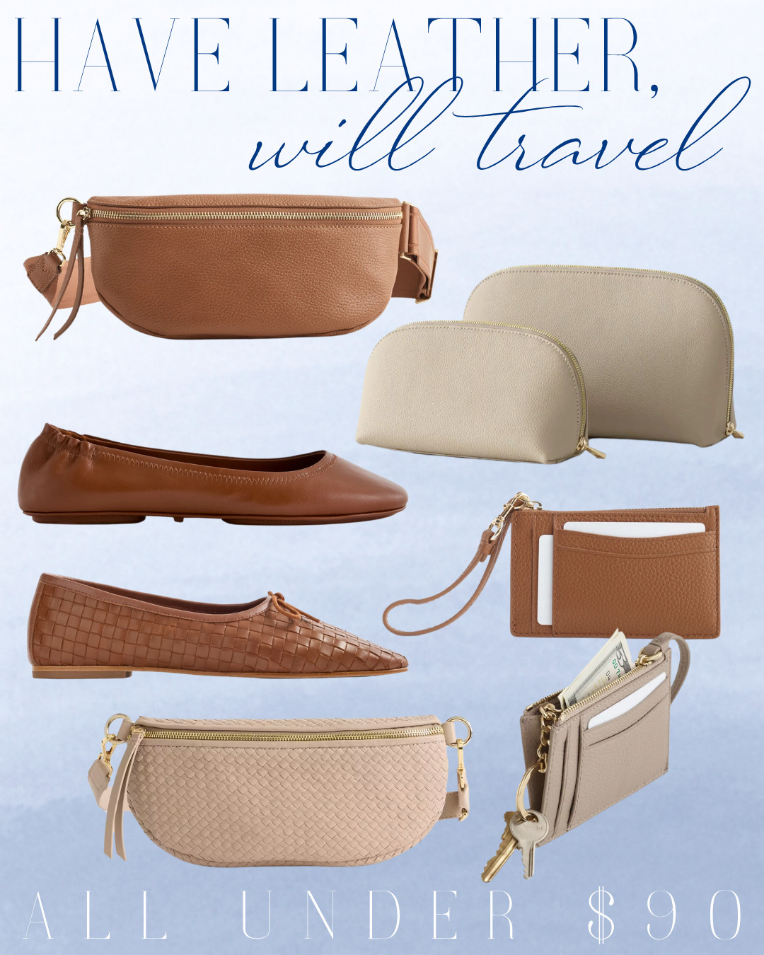 #quincepartner @onequince Travel light, look luxe. Every piece here is 100% leather and under $90 – from wallets to woven crossbodies. These make great gifts too!

leather accessories | travel bags under $100 | crossbody belt bag | leather pouch | capsule wardrobe must-haves | everyday essentials | chic travel style 

 

#LTKItBag #LTKStyleTip #LTKFindsUnder100