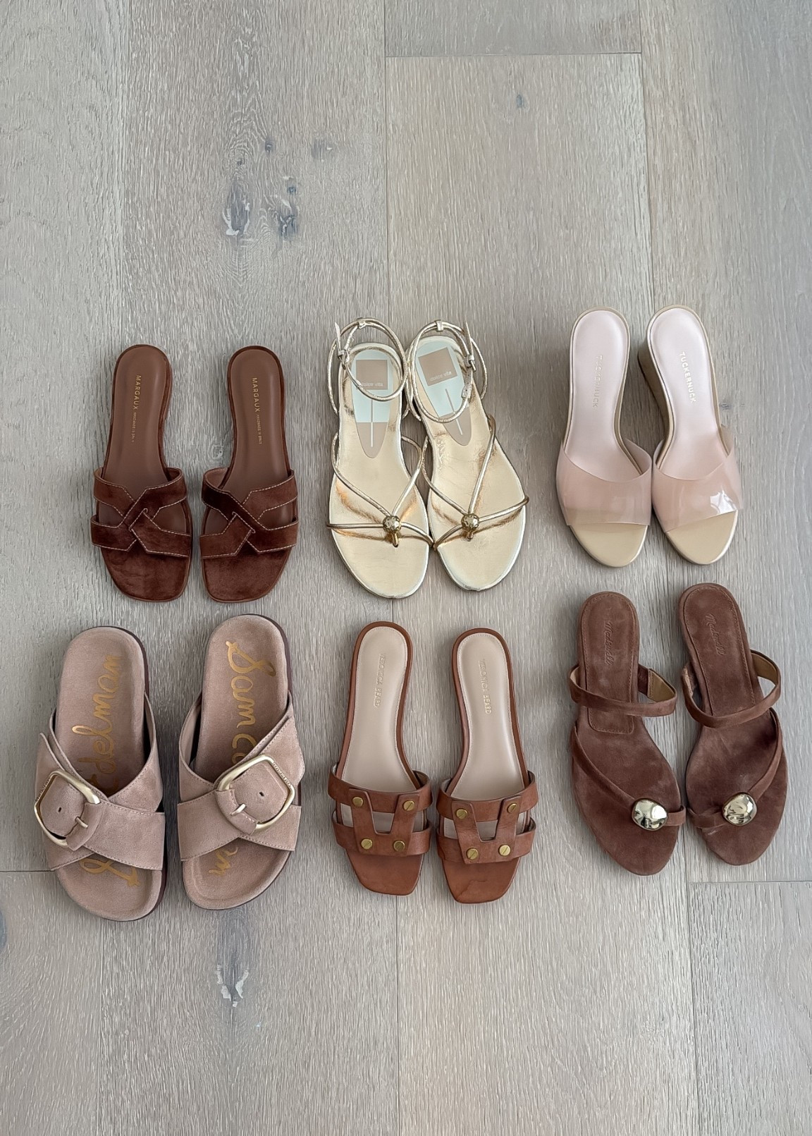 Spring sandal line up! I'm in my true size in each style for reference! 

#LTKOver40