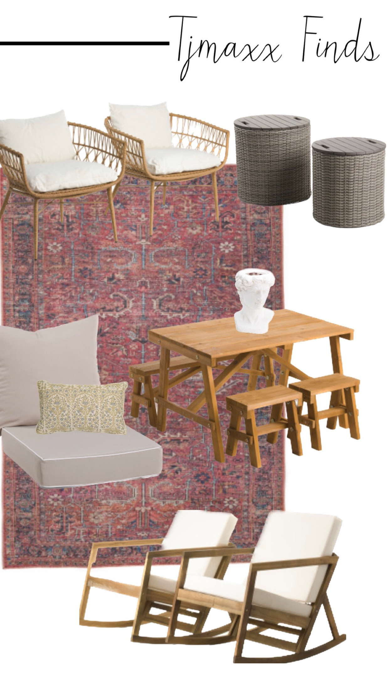 TJMaxx finds- patio 

#LTKSeasonal #LTKhome #LTKunder100