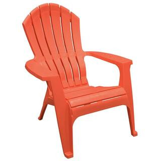 RealComfort Carnival Resin Plastic Adirondack Chair | The Home Depot