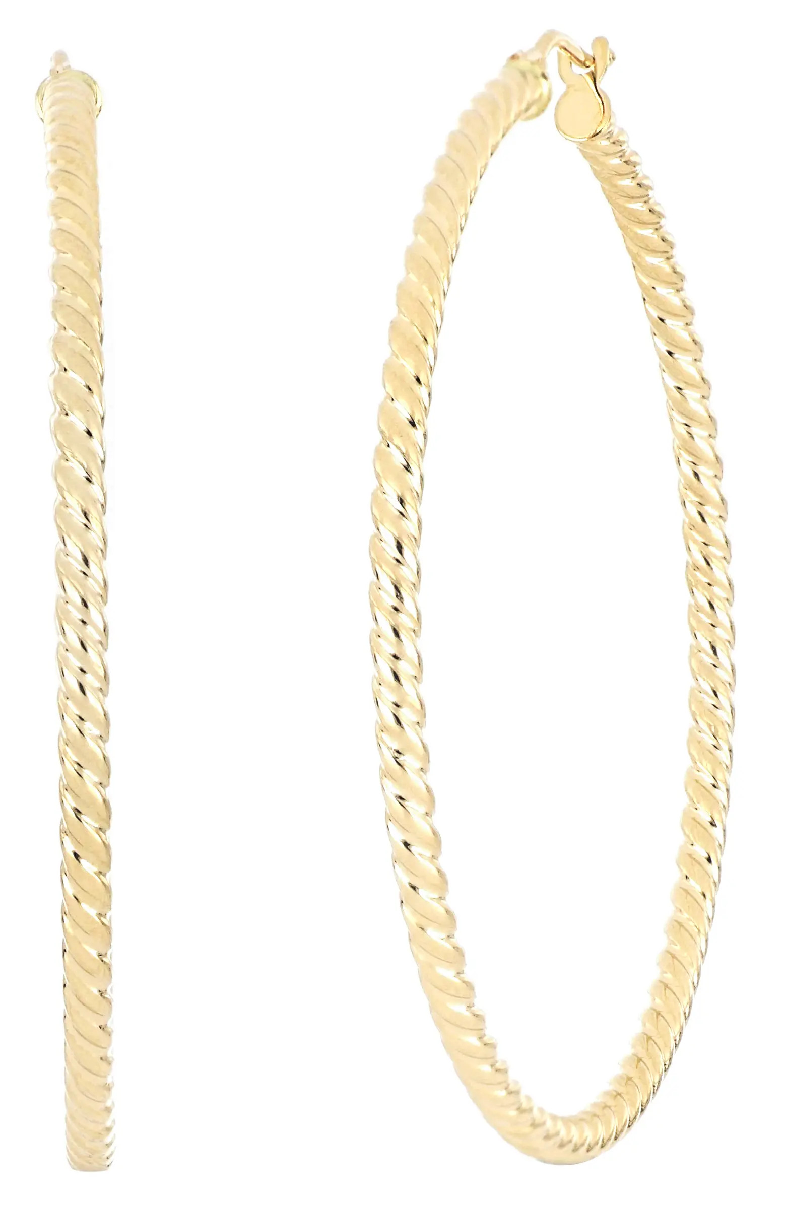 Bony Levy 14K Gold Twisted Hoop Earrings | Nordstrom | Nordstrom