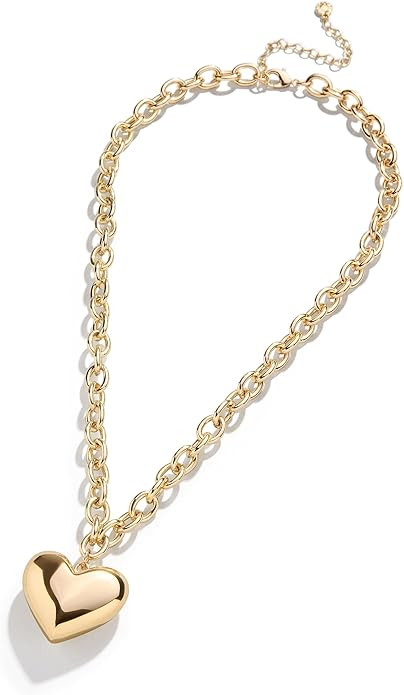 BaubleBar Gold-Plated or Silver Millie Necklace - Trendy Fashion Jewelry, Chunky Necklace, Gold-P... | Amazon (US)
