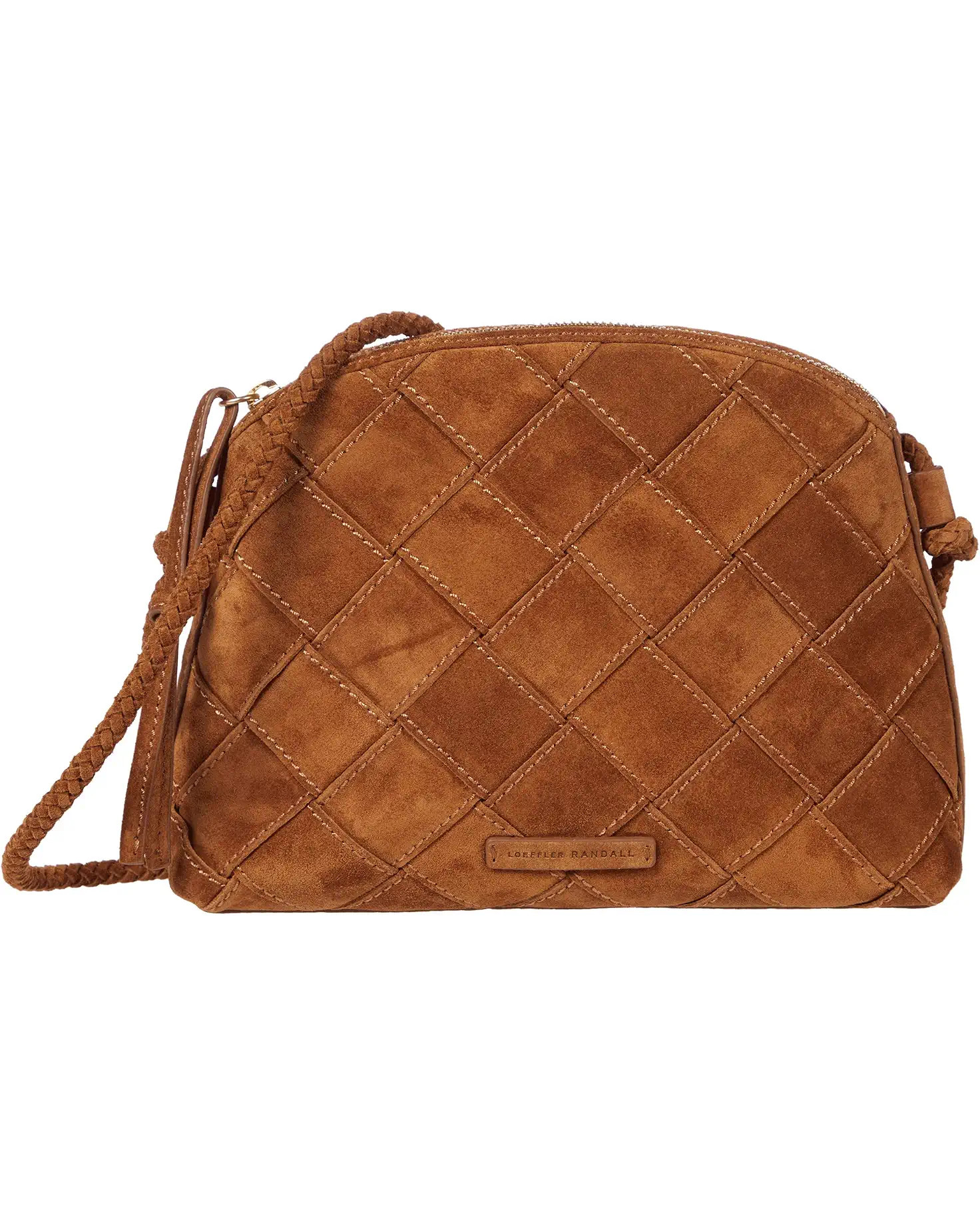Loeffler Randall Mallory Wide Woven Crossbody Bag | Zappos.com