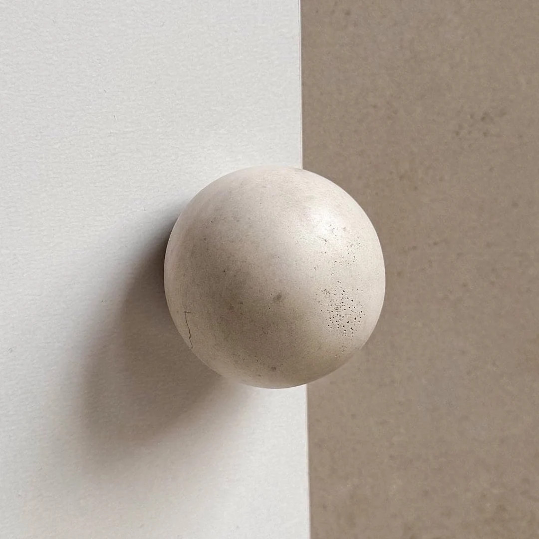 Ball Drawer Pull, Concrete Drawer Knob, Cabinet Handle Hardware, Decorative Sphere Peg, Cement Dr... | Etsy (US)