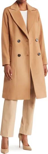 Michael Kors Notch Lapel Double Breasted Wool Blend Coat | Nordstromrack | Nordstrom Rack