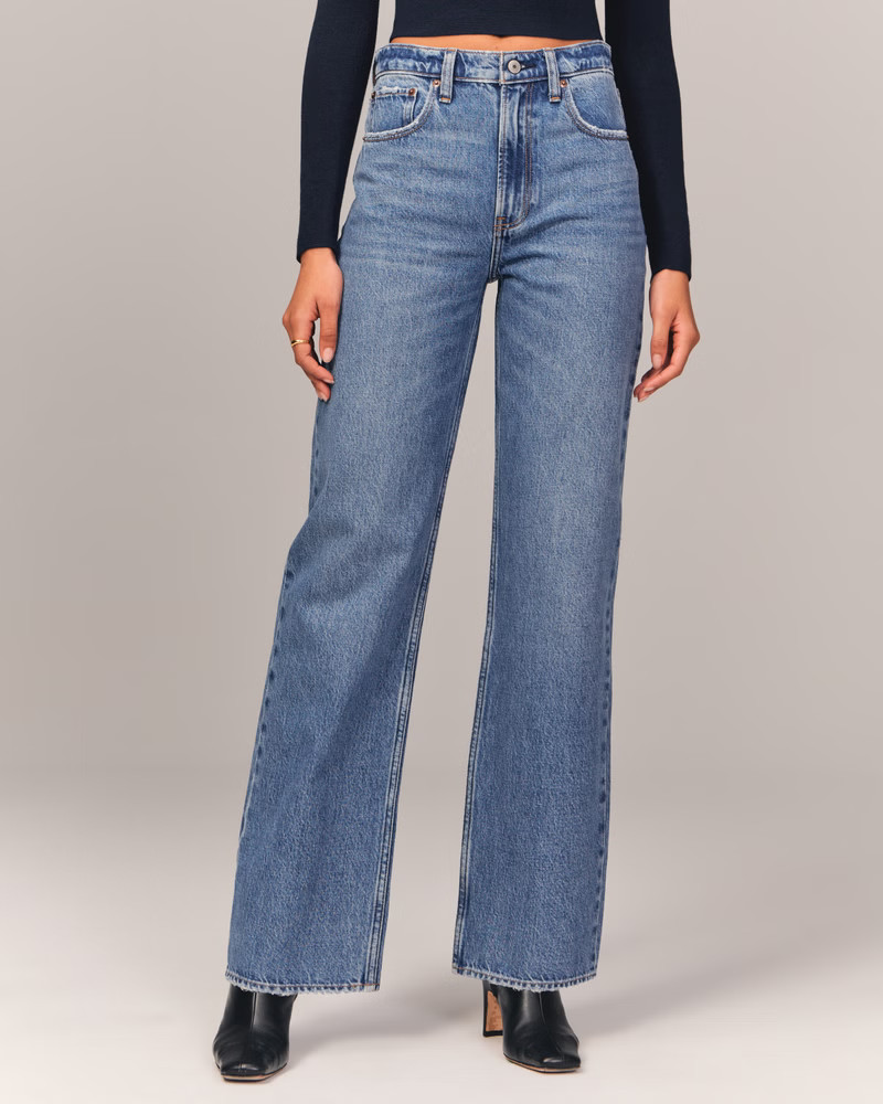 High Rise Loose Jean | Abercrombie & Fitch (US)