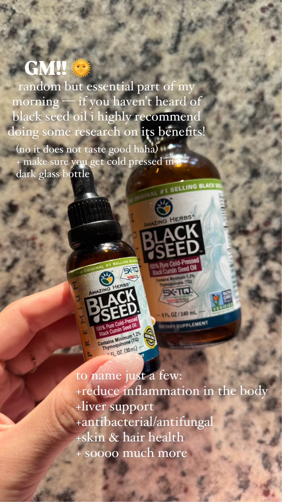 black seed oil i take everyday :) i got the 1 oz for the dropper and then refill with the 8 oz! 

#LTKFitness #LTKSeasonal #LTKActive