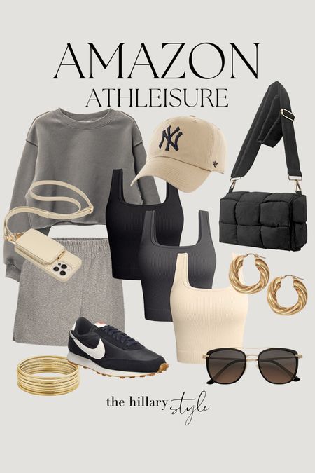 Amazon Athleisure

Amazon, Amazon Fashion, Found It On Amazon, Travel Outfit, Yoga Outfit, Nike, Gold Hoops, Puffer Bag, Baseball Cap, Trendy, Ribbed Tank Top, Tank Top Pack, Look for Less, Summer Fashion, Sunglasses

#LTKtravel #LTKFind #LTKstyletip