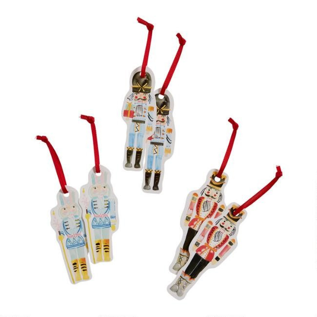 Kraft Sugar Plum Village Nutcracker Gift Tags 6 Pack | World Market