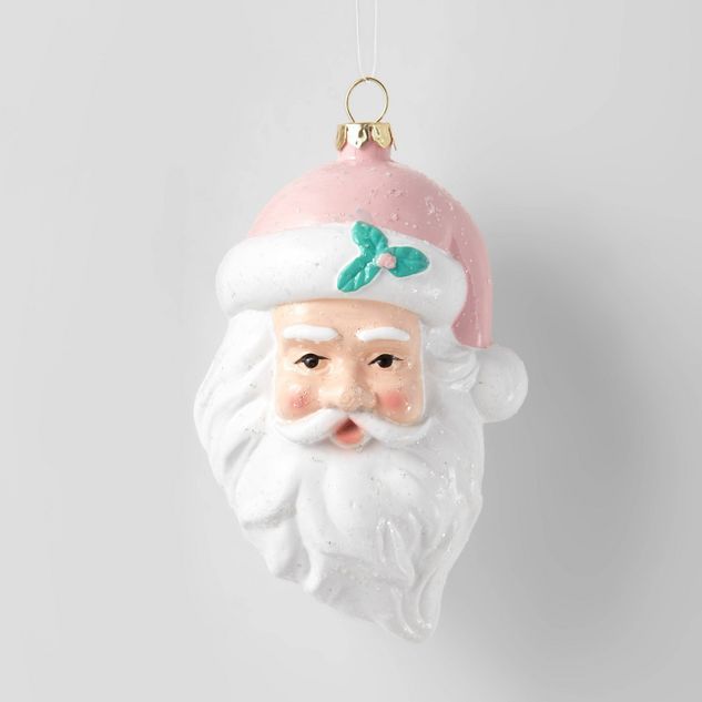 Santa Head Christmas Tree Ornament - Wondershop&#8482; | Target
