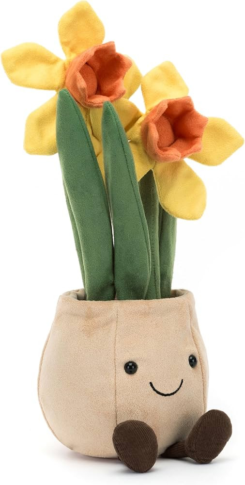Jellycat Amuseables Daffodil Pot Stuffed Animal Plush | Amazon (US)