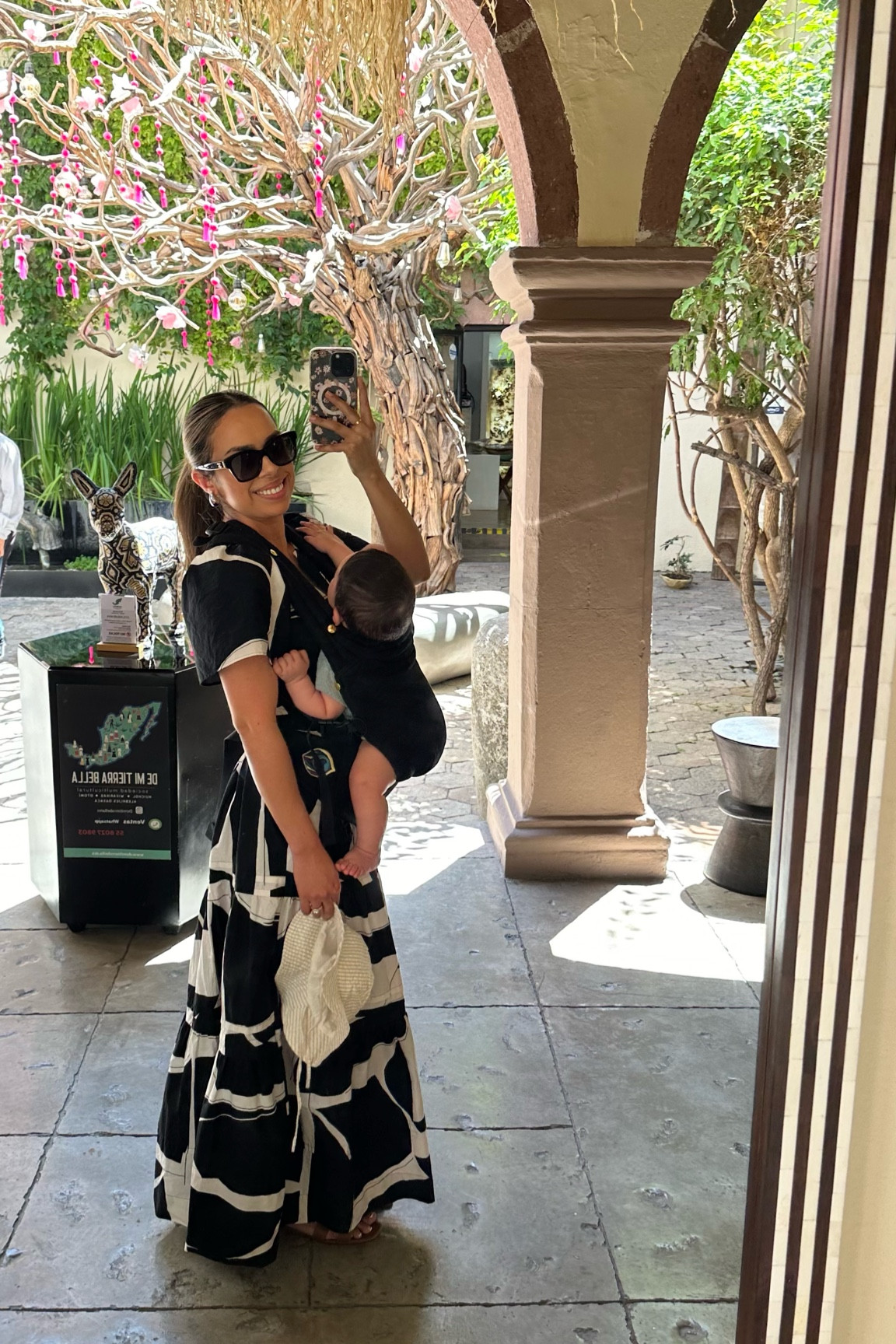 Dress is XS, super light weight and breathable for hot days. 

Sunnies are chanel
Baby carrier Artipope


#LTKSeasonal