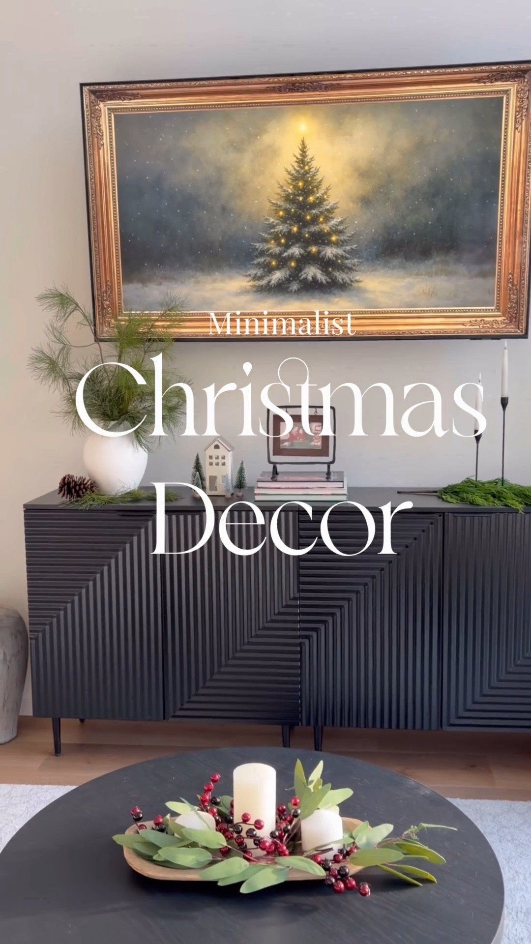 This year I decorated with a smile instead of a schedule 🤍

Less clutter, more calm. Fresh pine, open spaces, and pieces I truly love. Minimalist, intentional, and happy—because the season should feel good, not busy.

If you’re craving a little holiday peace, this is your sign to do less and enjoy more.

✨ Shop this look 

#IntentionalChristmas
#MinimalHoliday
#CalmHome
#SimpleSeason
#ModernCottage
#Farmhouse40
#HolidayJoy
#LessButBetter

#LTKHome #LTKHoliday #LTKGiftGuide