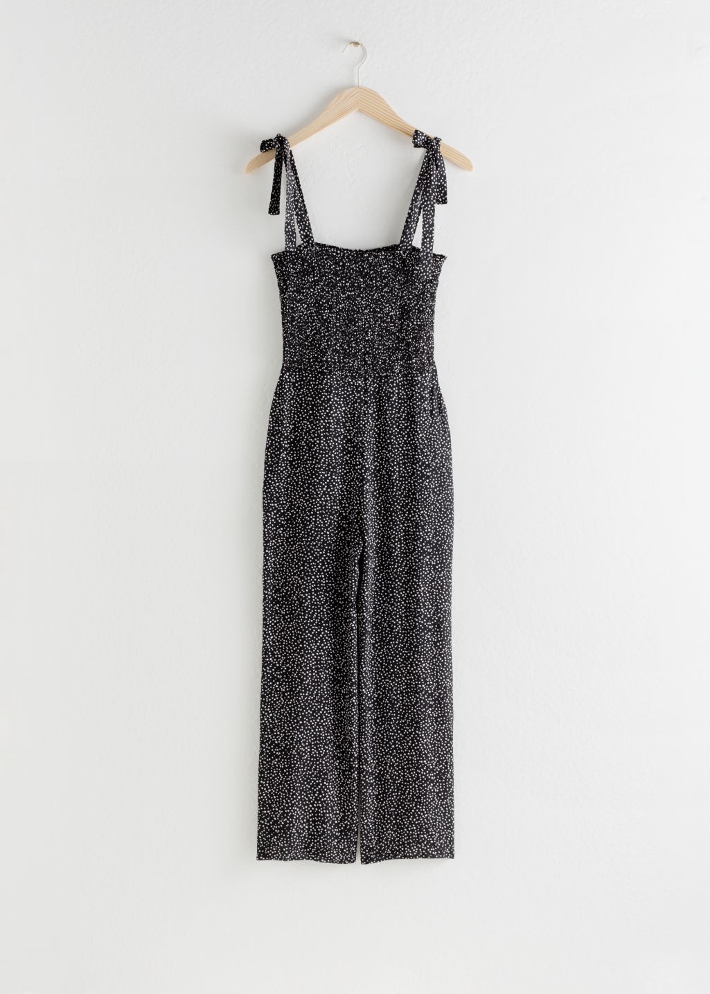 Smocked Polka Dot Jumpsuit | & Other Stories (EU + UK)