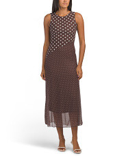 Mixed Polka Dot Mesh Maxi Dress | Casual Dresses  | Marshalls | Marshalls