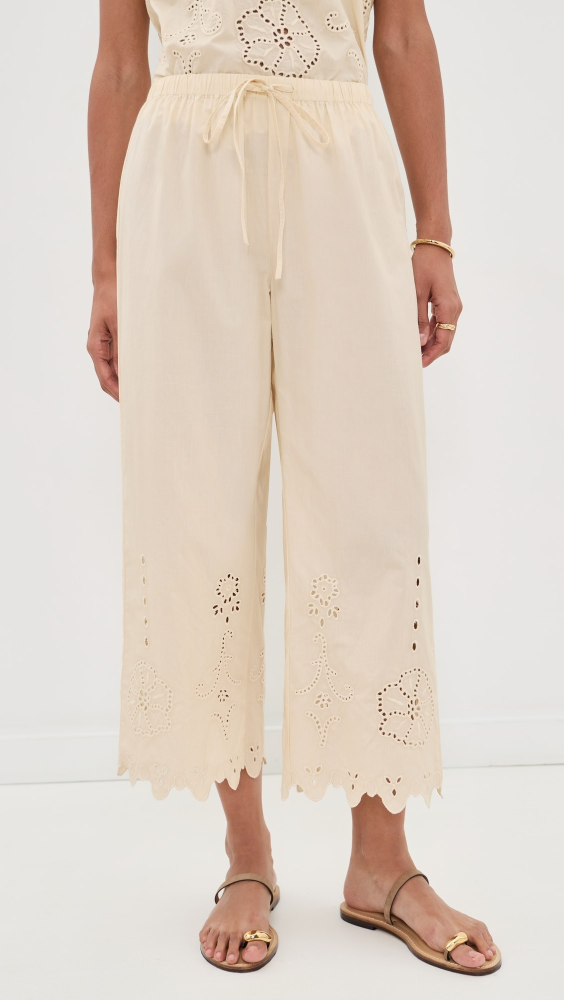 Embroidered Kari Pull On Pants | Shopbop