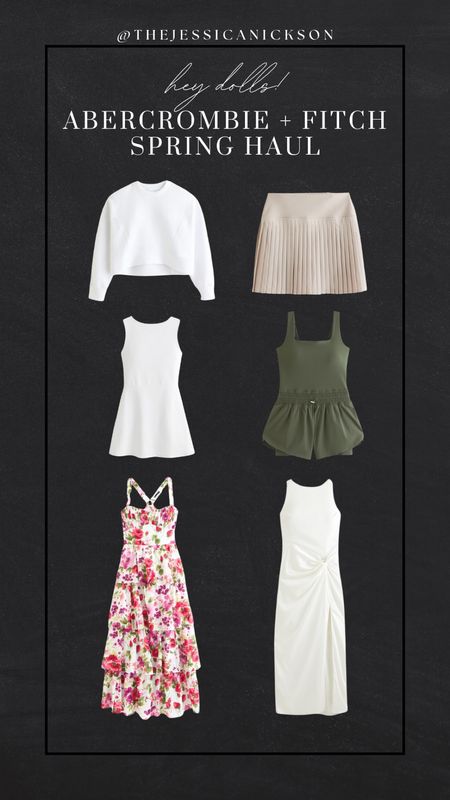 Spring haul from Abercrombie and Fitch! Their new dresses are soooo cute and perfect for springtime! Love A&F!!!🥰

Abercrombie and Fitch Spring, spring outfit, spring dress, summer dress, white dress, activewear, active romper 🩷

#LTKfindsunder100 #LTKVideo #LTKActive