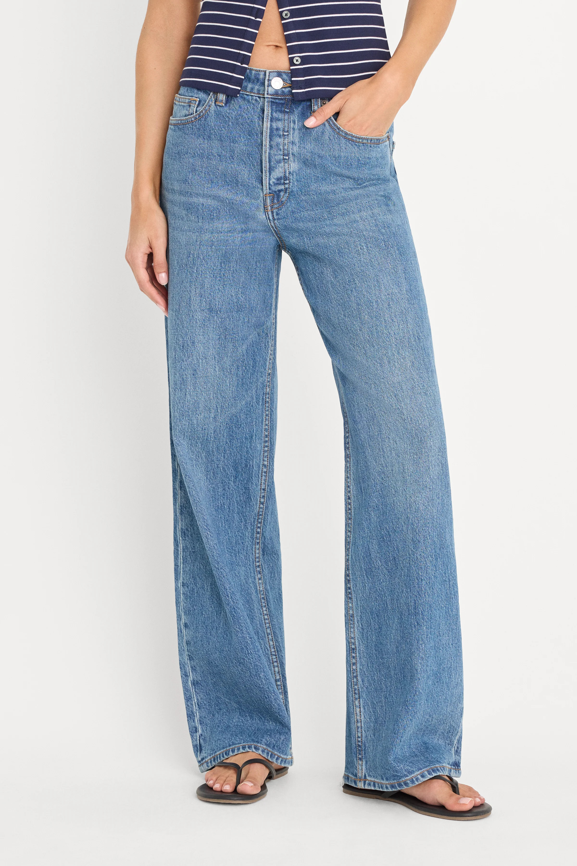 VINTAGE WIDE JEANS | INDIGO1237 | Good American